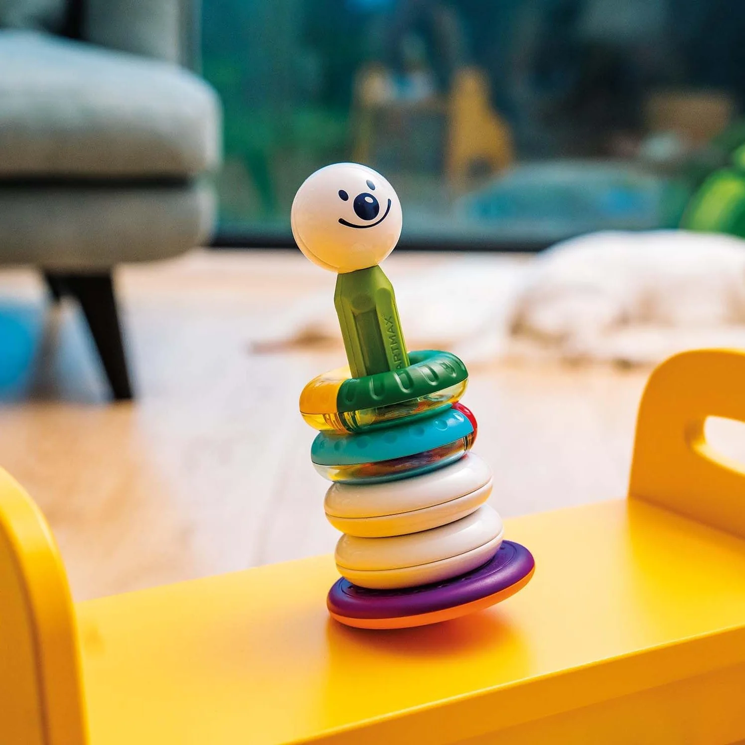 SmartMax My First Stacking Rings 10-Piece Magnetic Early STEM Discovery Set for Ages 1-5 - Image 8