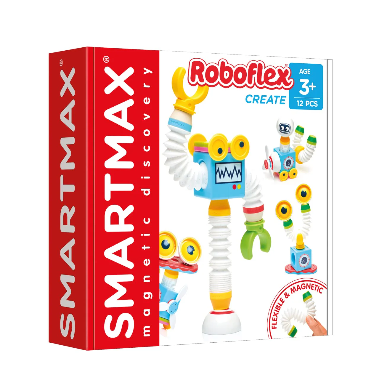 SmartMax Roboflex Magnetic Discovery Building Set for Ages 3+ - Image 3