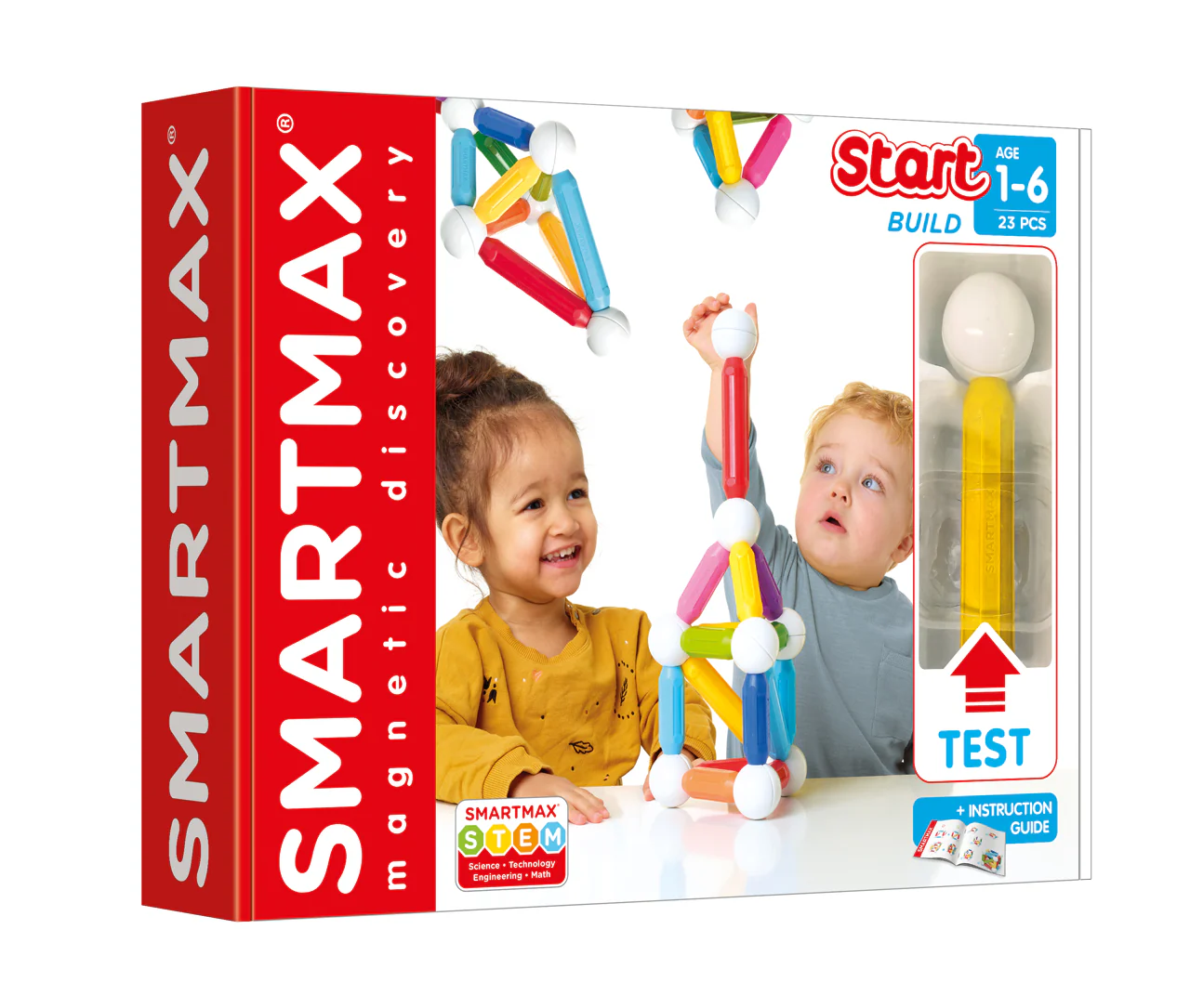 SmartMax Start 23-piece Magnetic STEM Building Set Ages 3+ - Image 3