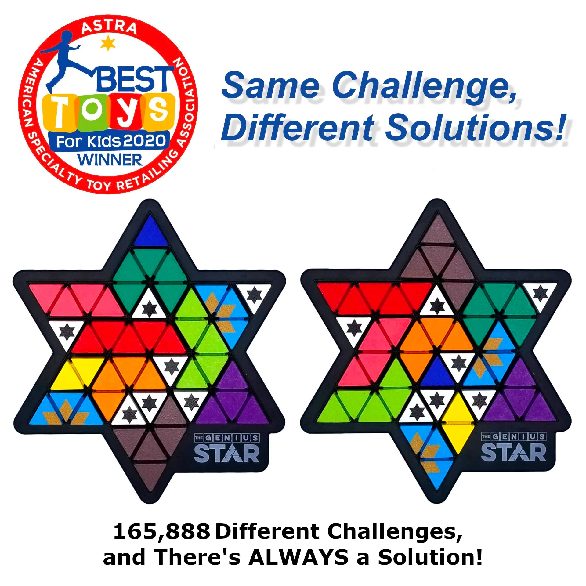 The Genius Star - A Toy of The Year Award-Winning Family Board Game for Two Players Ages 8+ - Image 5